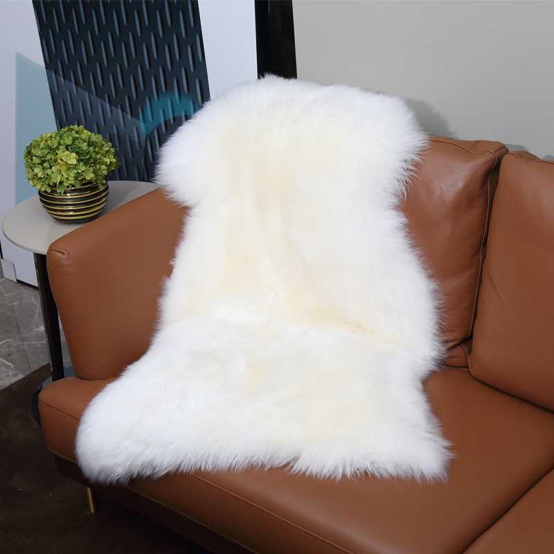 新品澳洲羊毛地毯沙发垫飘窗毯羊毛毯整张羊皮卧室床边地垫皮毛一